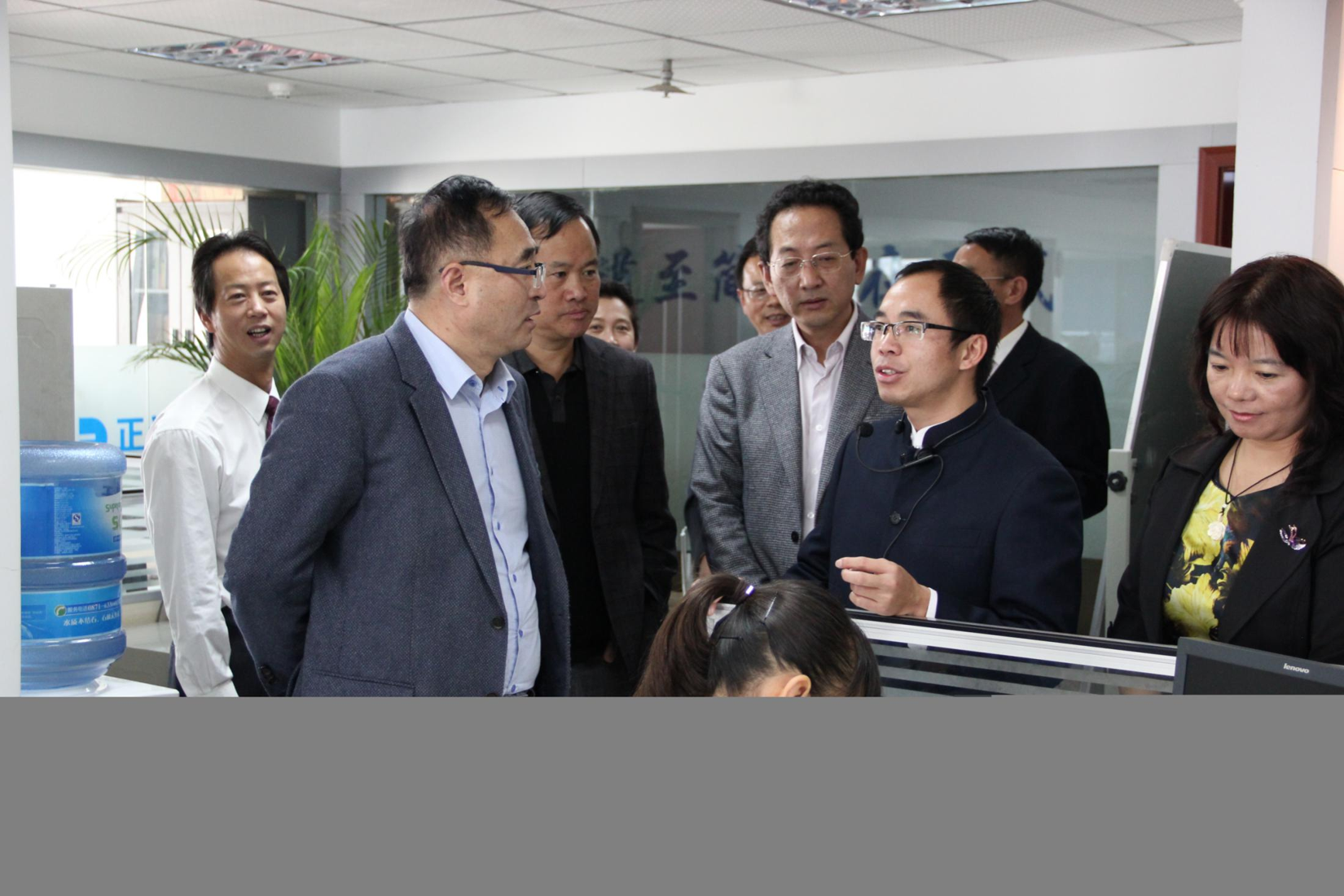 省教育到正通实训基地考察指导工作