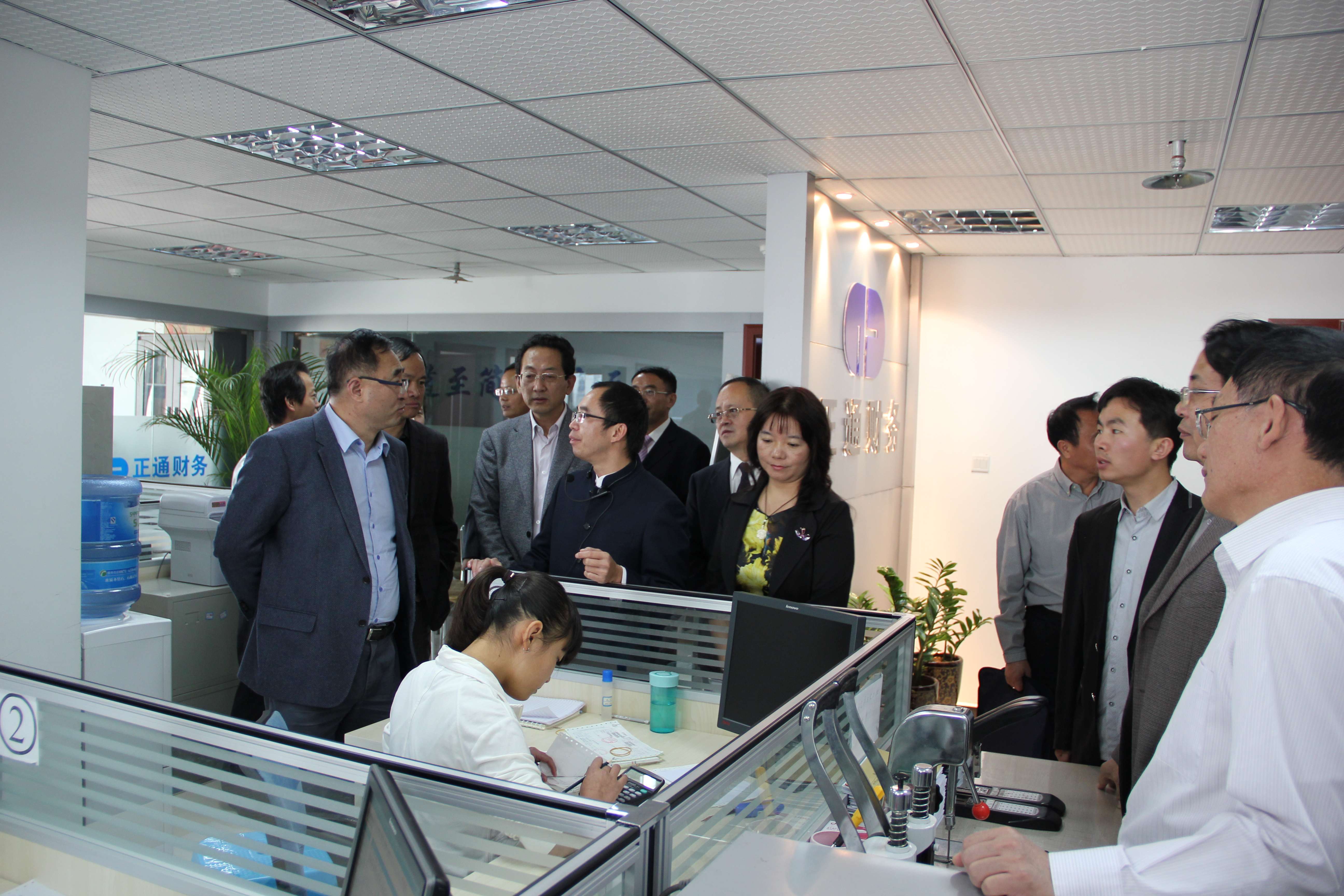 教育厅领导到我司视察校企合作开展情况